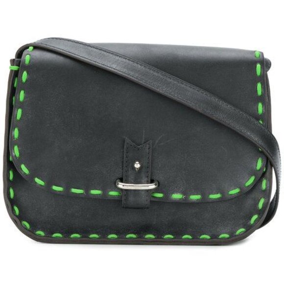 LA CONTRIE Contrast Piped Trim Shoulder Bag - Picture 1 of 8